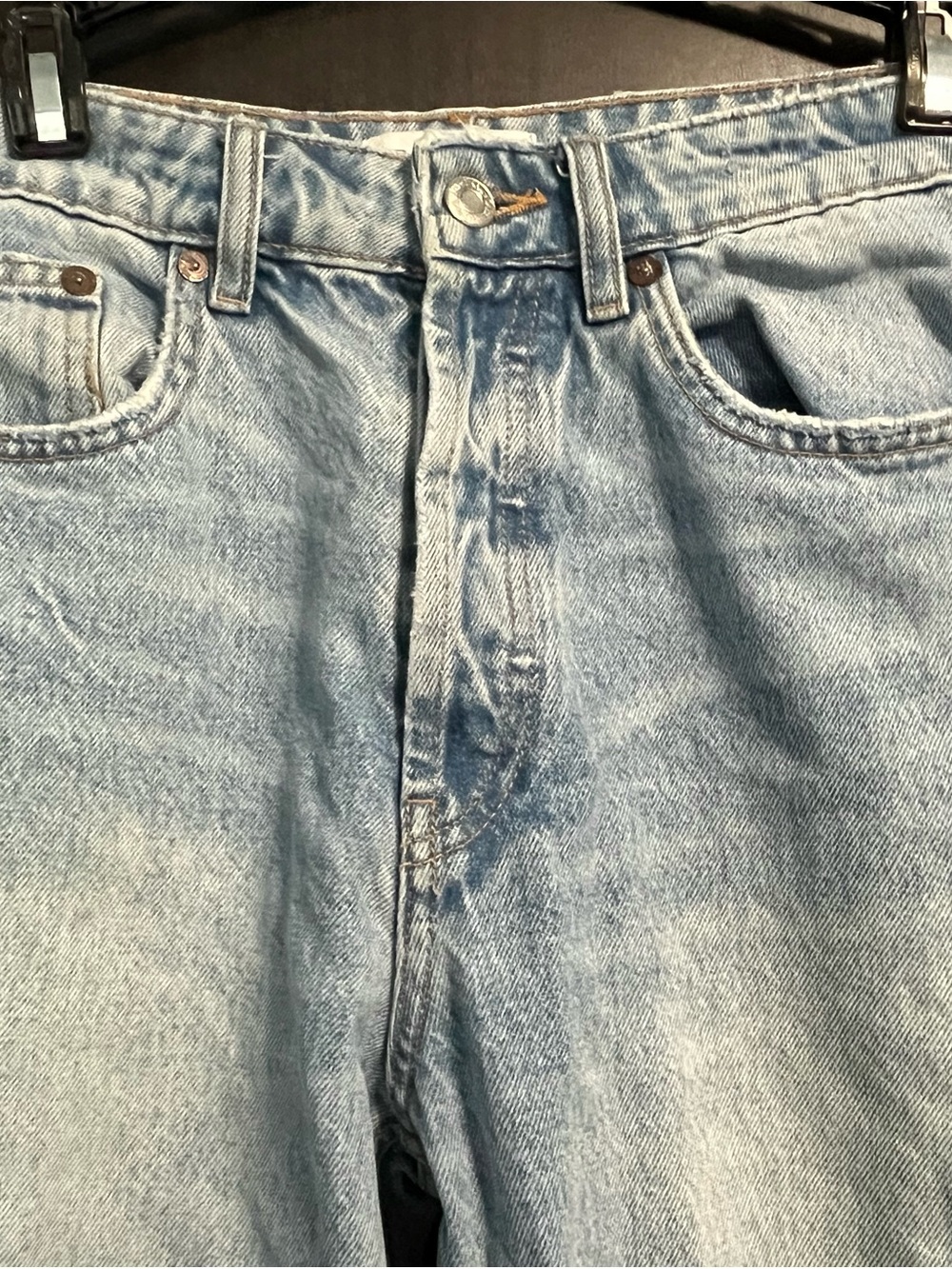 Zara woman’s Light Blue high waisted Denim Jeans